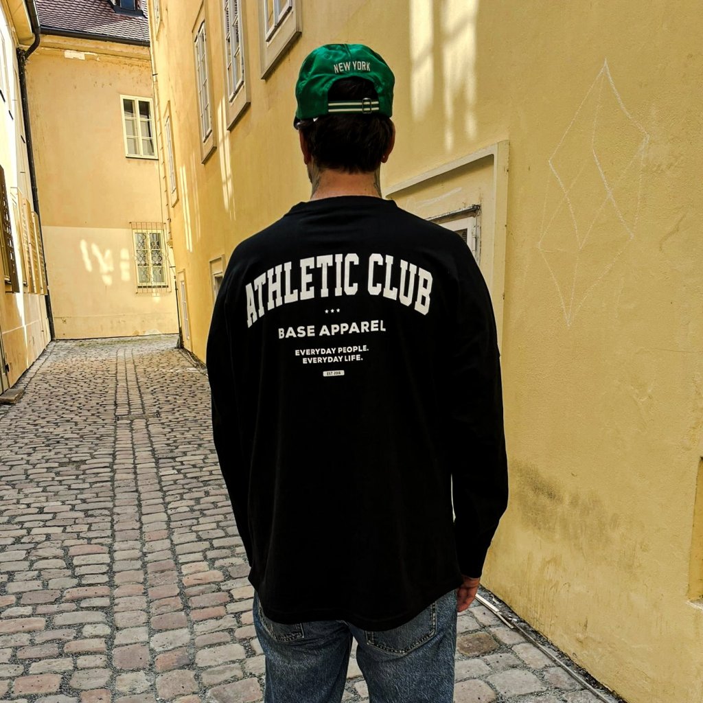 longsleeve athletic blk