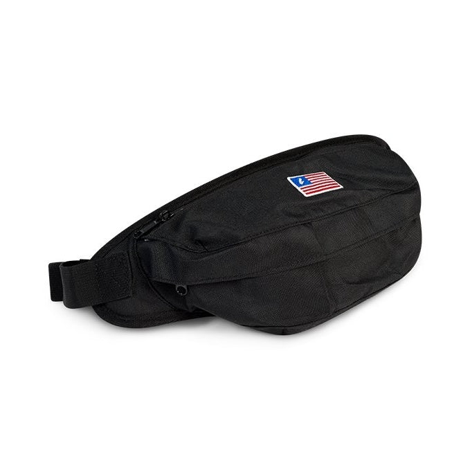 shoulder fanny pack flag blk