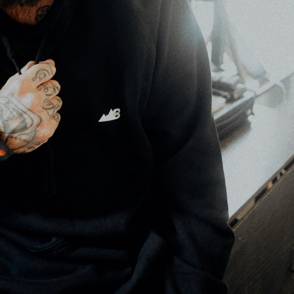 hoodie heavy blk