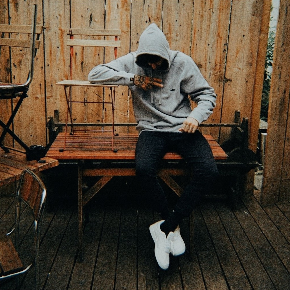 hoodie grey